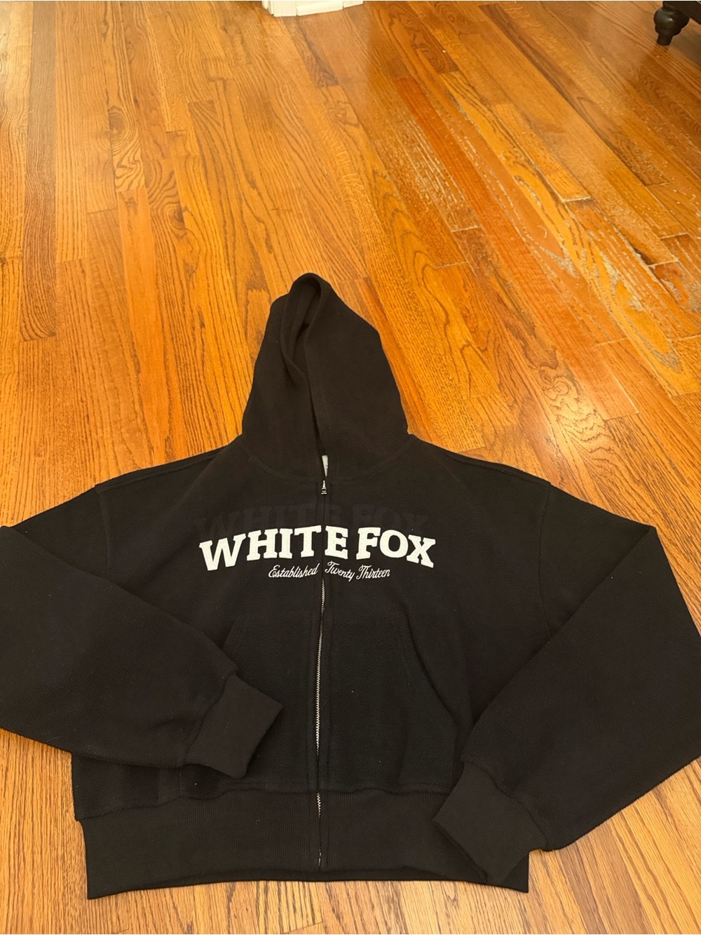 Women’s white Fox hoodie